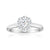 Diamond Ring in 18ct White Gold (TW=80pt)