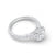 Flawless Cut Diamond Solitaire Ring in 18ct Gold (TW=95pt)