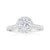 Flawless Cut Diamond Solitaire Ring in 18ct Gold (TW=95pt)